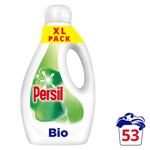 Persil Laundry Washing Liquid Detergent Bio 53 Washes