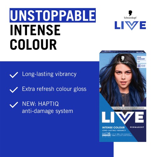 LIVE Intense Colour U67 Blue Mercury