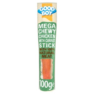 Good Boy Pawsley & Co Mega Chewy Chicken with Carrot Stick Dog Treats