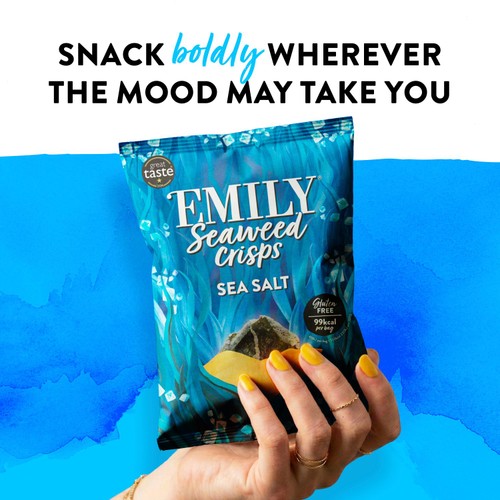 Emily Seaweed Crisps, Sea Salted