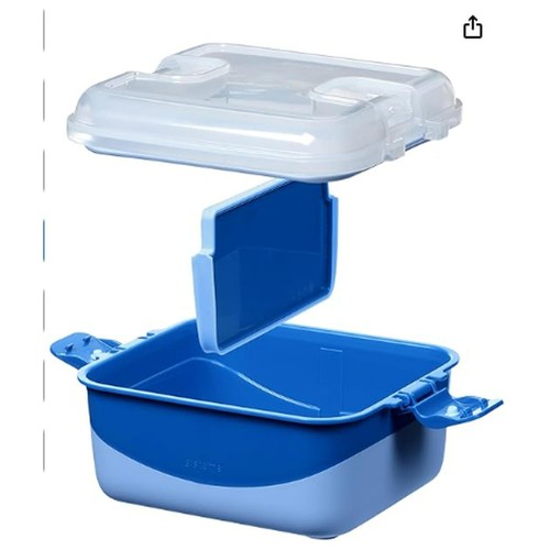 Sistema Heatables Dual Compartment Microwave Food Container 1.35L