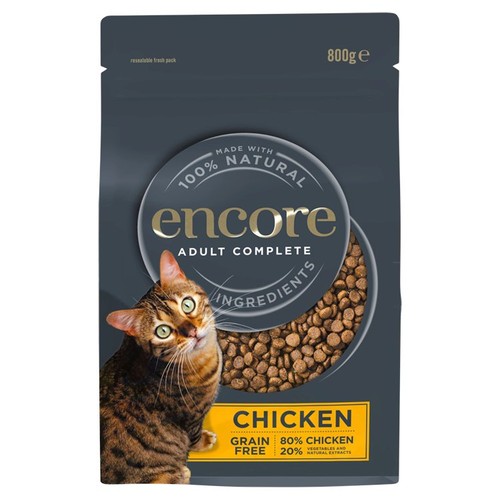 Encore Natural  Adult Dry Cat Food Chicken Grain Free