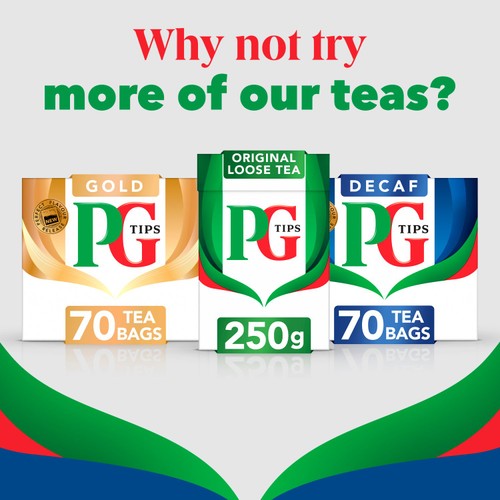 PG Tips Decaf Black Tea x70 Decaffeinated Tea Bags