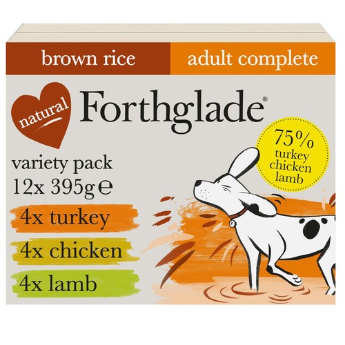 Forthglade Natural Brown Rice Wet Dog Food Variety Pack