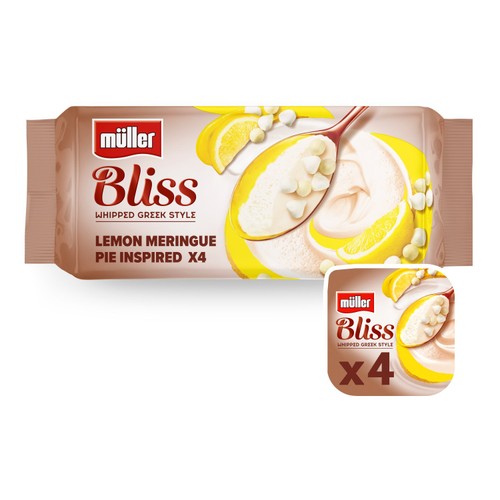 Muller Bliss Whipped Lemon Meringue Pie Yogurt