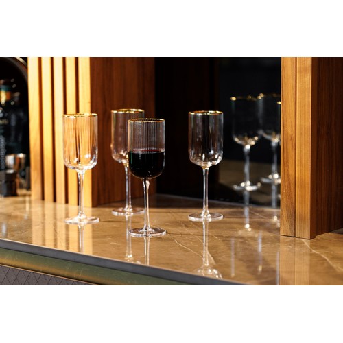 Mikasa Sorrento 4pc Red Wine Glasses, 450ml, Gift boxed