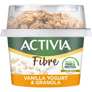 Activia Vanilla & Granola Low Fat Gut Health Yoghurt Breakfast Pot