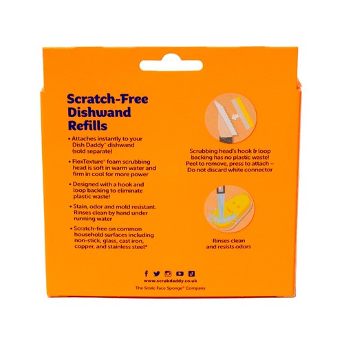 Scrub Daddy Dishwand Refill Head Yellow