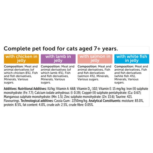 Felix Original Senior 7+ Mixed Selection in Jelly Wet Cat Food