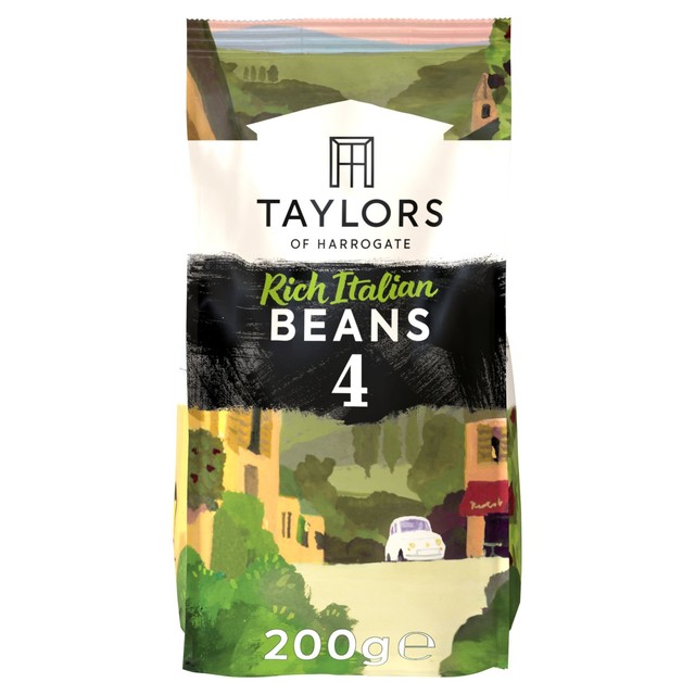 Taylors Of Harrogate Rich Italian Coffee Beans 200g