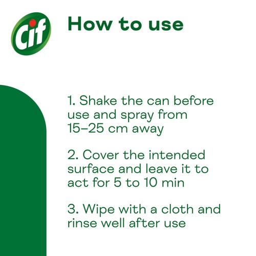 Cif Power & Shine Mousse Bathroom Cleaner Citrus