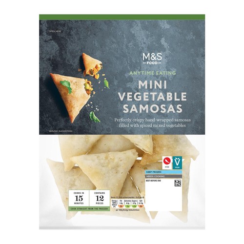 M&S Mini Vegetable Samosas Frozen