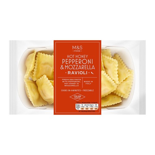 M&S Hot Honey Pepperoni and Mozzarella Ravioli