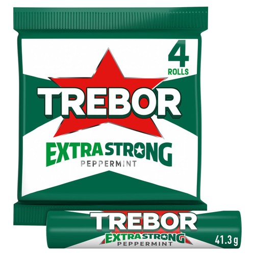 Trebor Extra Strong Peppermint Mint Rolls