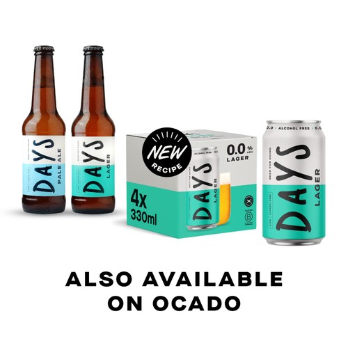 Days 0.0% Alcohol Free Beer Pale Ale Cans