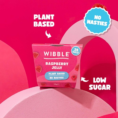 Wibble Plant-based Raspberry Jelly Pot