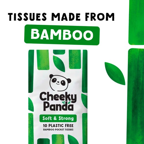 Cheeky Panda Natural Bamboo Pocket Tissue 