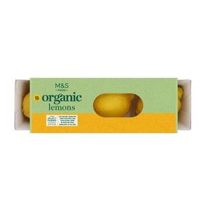 M&S Organic Unwaxed Lemons