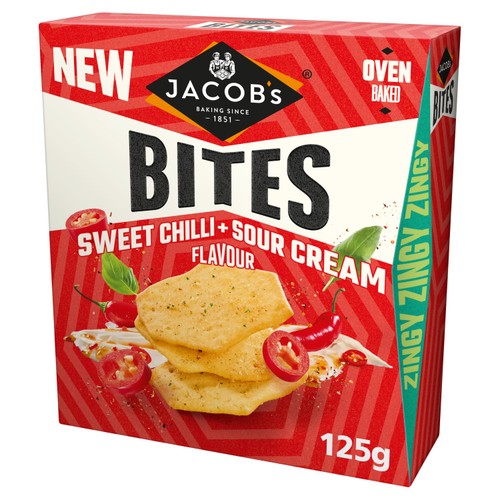 Jacob's Bites Sweet Chilli & Sour Cream Crackers