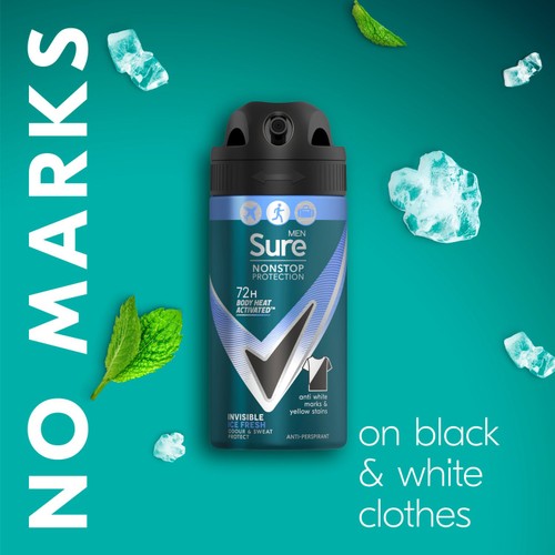 Sure Men 72hr Nonstop Protection Ice Fresh Deodorant Travel Size