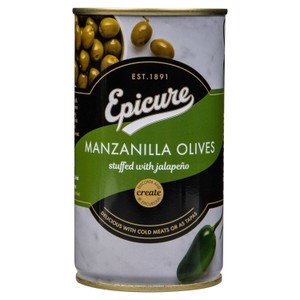 Epicure  Manzanilla Stuffed Olives with Anchovies MSG FREE