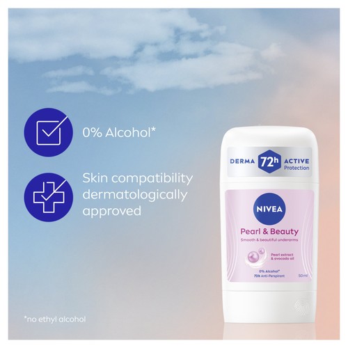 NIVEA Pearl & Beauty Anti-Perspirant Deodorant Stick 