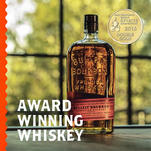 Bulleit Bourbon Frontier Whiskey 