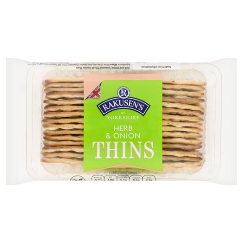 Rakusens Ltd Herb & Onion Thins