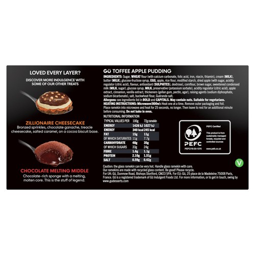 Gu Toffee Apple Hot Dessert
