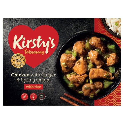 Kirstys Chicken with Ginger and Spring Onion, 450g Kirstys Chicken with Ginger and Spring Onion, 450g