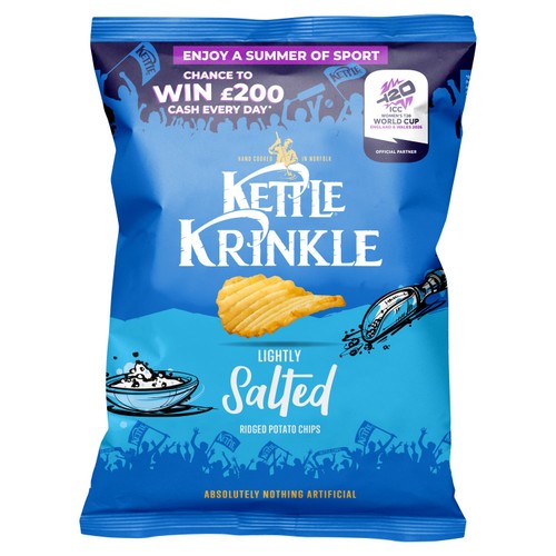 Kettle Chips Krinkle Sea Salt