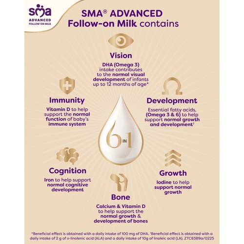 SMA Advanced Follow-on Baby Milk Powder Formula 6-12 months 800g