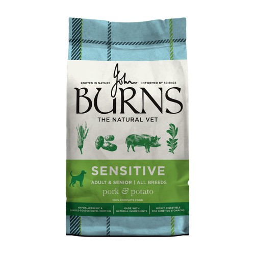 Burns Sensitive Adult Pork & Potato Dry Dog Food