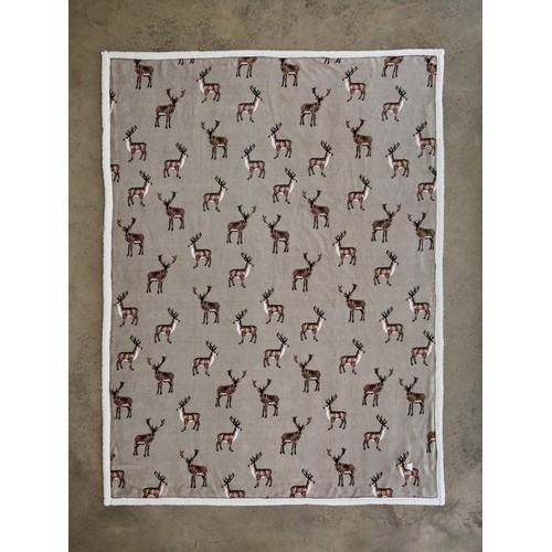 Deyongs Sterling Stag Heated Throw