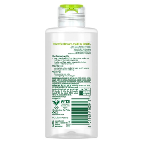 Simple Kind To Eyes Eye Make-Up Remover