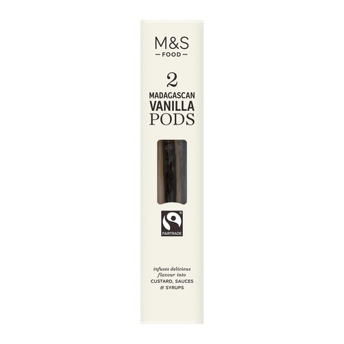 M&S Fairtrade Madagascan Vanilla Pods