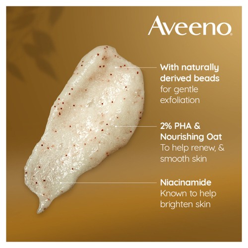 Aveeno Skin Renewal Gentle Body Scrub for Radiant Skin