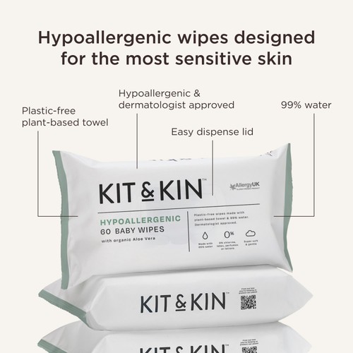 Kit & Kin Hypoallergenic Baby Wipes