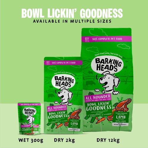 Barking Heads Chop Lickin' Lamb Wet Dog Food Pouch