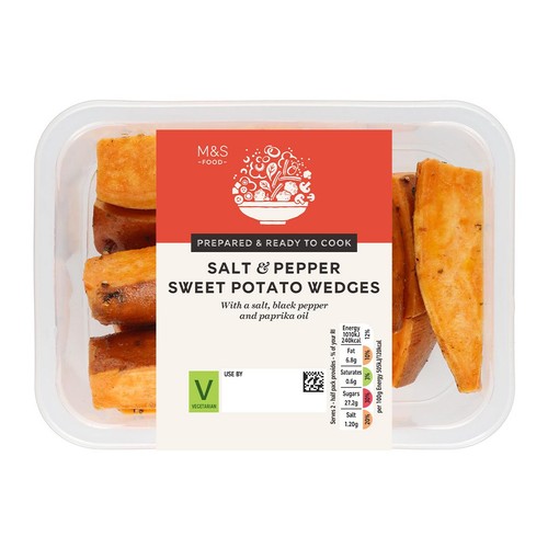M&S Salt & Pepper Sweet Potato Wedges