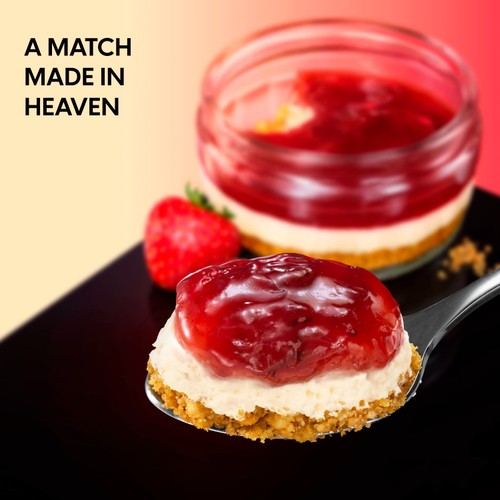 Gu Wild Strawberry & Clotted Cream Cheesecake Dessert