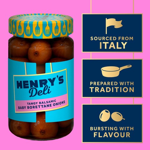 Henry's Deli Borettane Onions in Balsamic Vinegar