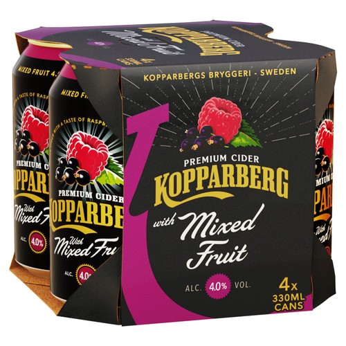 Kopparberg Mixed Fruit Cans
