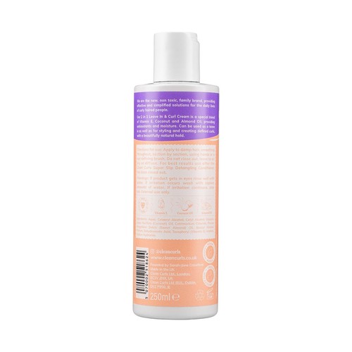 Clean Curls  2 In 1 Leave In & Curl