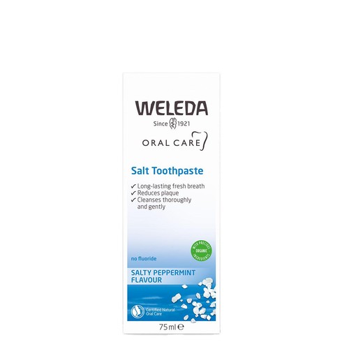Weleda Natural Salt Toothpaste Fluoride Free with Sodium Bicarbonate
