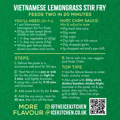 Ice Kitchen - Vietnamese Lemongrass Stir Fry Paste