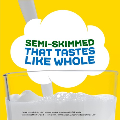 Arla BOB Semi-Skimmed Milk Tastes like Whole