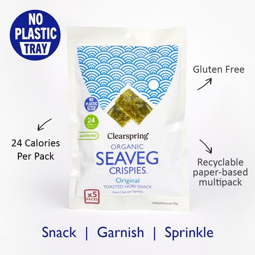 Clearspring Organic Seaveg Crispies Multipack - Original