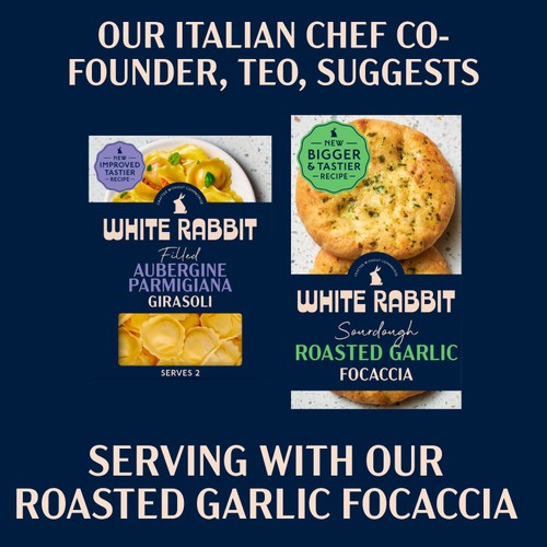 White Rabbit Gluten Free Aubergine Parmigiana Fresh Girasoli Pasta
