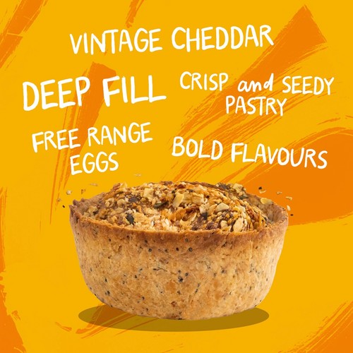 Pieminister The Swiss Quiche with Emmental, Waxy Potato, Leek & Cheddar